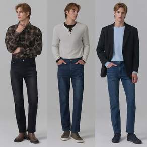 뱅뱅 26FW 남성 라이크라 데님팬츠