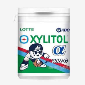 롯데자일리톨 KBO 알파 오리지날 껌 롯데 자이언츠