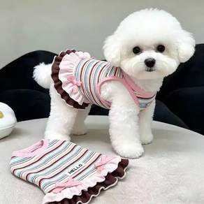 Chephie강아지 고양이 귀여운 여름 원피스