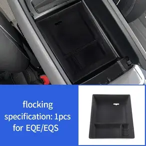 메르세데스 벤츠 AMG EQS EQE 350 450 + 2022 자동차 주최자 박스 팔걸이 보관 센터 콘솔 잡화 트레이 액세