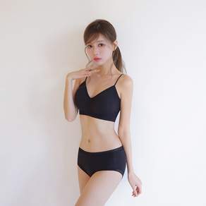 크라시앙 자체제작 2cm 얇은끈 라이트핏 브라 데일리 심리스 노와이어 편한 브라렛 여자속옷 여성속옷