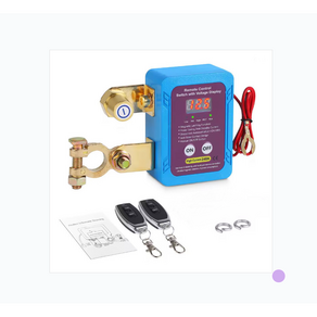 트럭 스위치 차단 무선 듀얼 킬 12V 배터리 자동 240A 원격 전원 리모컨 분리