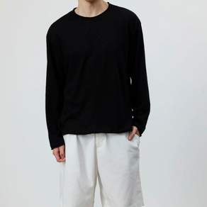 남성 기본 긴팔 티셔츠 무지 라운드넥 데일리 이너티 봄가을 캐주얼 상의