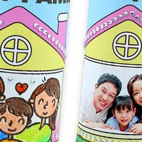 초등학생만들기키트 가족사랑 뿜뿜 그림저금통(4인용) DIY체험 어린이집만들기 만들기키트 저금통만들기 체 79000EA 1EA