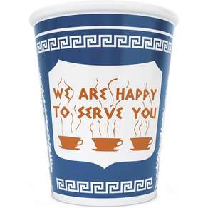 Exceptionlab Inc. 0g(0온스) 세라믹 컵 \"We are happy to serve you\"