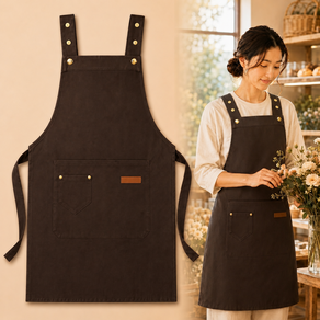 네리보 길이조절 방수 앞치마 다기능 수납