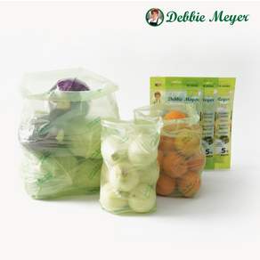 [데비마이어] 데비마이어 그린백 과일 야채 신선보관 비닐백 2L + 4L + 6L 3세트 15p