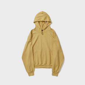 사일런트실러블 Cord waffle hoodie / Melange lemon