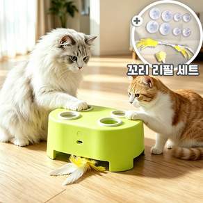 고양이 굴속꼬리잡기 자동 장난감 혼자 사냥 놀이