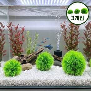앙플러스 어항 꾸미기 구피 인공 인조 수초