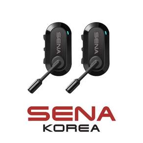 세나 바이컴 20 듀얼팩 자전거 팩라이딩 아웃도어 초소형 메시 인터콤 헤드셋 BIKOM20-0X 블랙