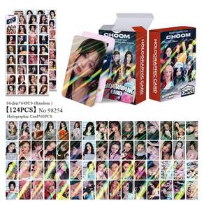 베이비몬스터 핫소스 싸이코 드립 춤X 총124pcs 홀로그램 포카 60장 스티커 64장 다꾸 선물 소장용