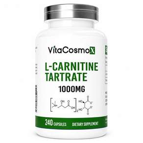 비타코스모엑스 L-카르니틴 타르트레이트 1000mg 캡슐