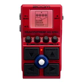 ZOOM MS-60B Plus 베이스 멀티 이펙터 100종 이상의 이펙트＆앰프 탑재