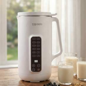 인플리바타 자동세척 저소음 스테인레스 대용량 두유제조기 1200mL