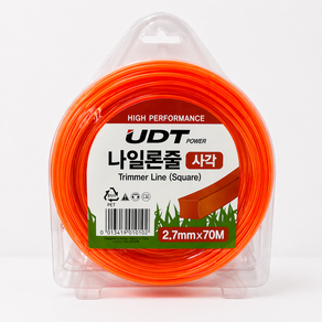 UDT예초기액세서리 나일론줄 2.7mm - 70M(사각형)