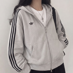 아디다스 후드 집업 점퍼 자켓 남여공용 + BRDT양말