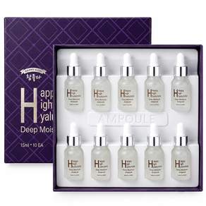 참좋다 히알루론산 앰플 15ml x 10개 (쇼핑백동봉) - 마스크팩 증정