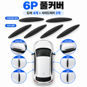 슬로우홈 변색없는 차량용 문콕방지 풀커버 보호패드 사이드미러
