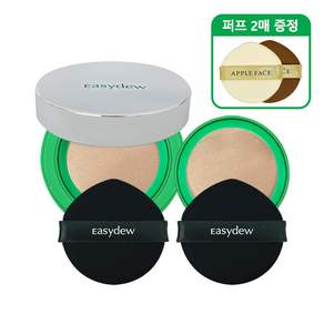 대웅제약 이지듀 기미 쿠션 멜라비 토닝 메쉬 본품+리필+애플페이스 퍼프 2매