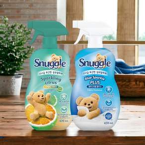 (2개) 스너글 섬유탈취제 시트러스 스파클링 470ml + 블루스파클 470ml