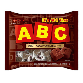 롯데웰푸드 에이비씨 ABC 초콜렛 밀크초콜릿 간식 대용량 롯데웰푸드 롯데웰푸드 롯데웰푸드 에이