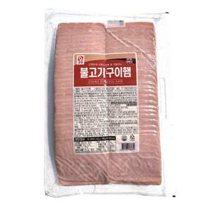 사조오양 불고기구이햄 1kg / 냉장 슬라이스햄