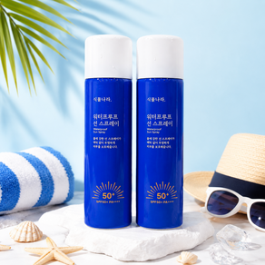 식물나라 산소수 워터프루프 선스프레이 100ml SPF50+ PA+++ 여름 강 바다 물놀이 자외선차단