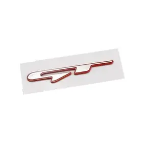 3D 자동차 GT 라인 디자인 펜더 리어 트렁크 바디 엠블럼 배지 스티커 (푸조 기아 K9 포르테 시드 세라토