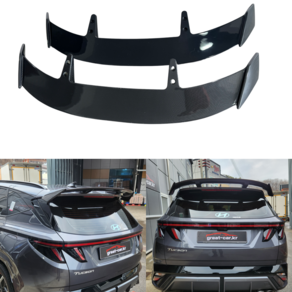 전차종 공용 해치백 SUV 스포일러(타입V3)유광블랙