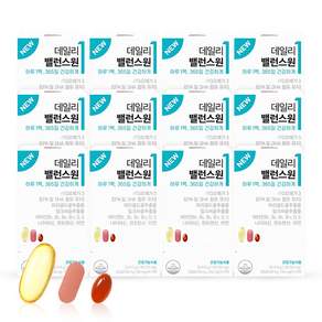 [NEW] 하루 1팩 데일리밸런스원 rTG오메가3+밀크씨슬+루테인을 한번에 12가지 필수성분 100% 충족