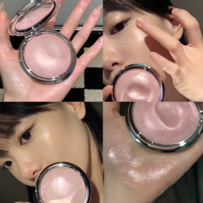 차차앤코 물광 글로우 하이라이터 애교살 치크 윤광 쉬머 광채 메이크업