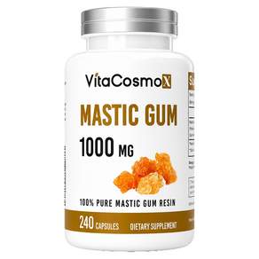 비타코스모엑스 매스틱 검 1000mg 캡슐