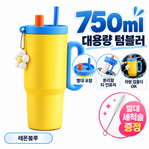 NABOMI 완벽밀폐 보온보냉 텀블러 빨대 손잡이