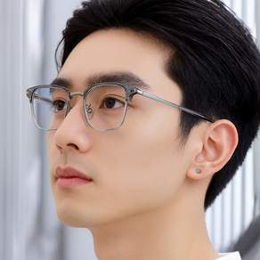 노블민트 블루라이트차단 하금테 안경 얼굴형에맞는 남자 여자 가벼운 안경테