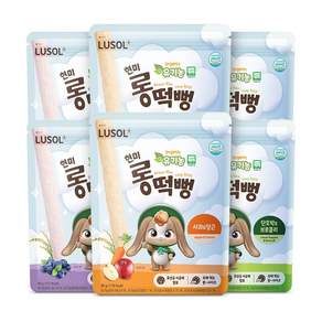 유기농 현미 롱떡뻥 3종 6봉 골고루