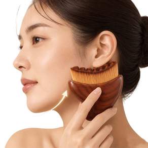 루베이 3in1 페이스 마사지 브러쉬 긴장 완화 깊은 텐션 완화 윤곽 리프팅 케어/선물/일상