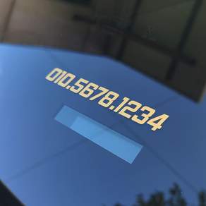 번호만있는 전화번호스티커 오토바이 자전거 주차번호