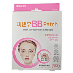 대일제약 클린덤 비비패취 60매 x 3개 총 180매 스팟패치