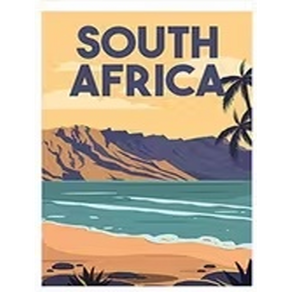 여행 엽서 남아프리카 (SOUTH AFRICA) 해변 빈티지 G009