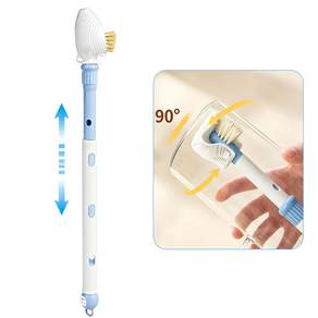 Purbliss 텀블러세척솔 물병세척솔 실리콘 텀블러 세척솔 젖병세척솔 길이조절세척솔