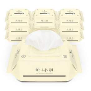 영리하다 도톰엠보싱 하나린 물티슈
