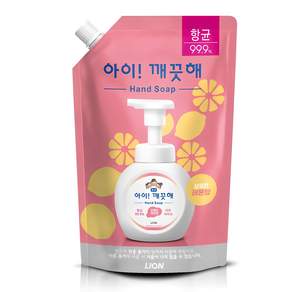 아이깨끗해 항균 폼 핸드솝 리필 레몬향