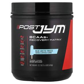 JYM Supplement Science Post JYM® BCAAs + Recovery Matrix Blue Artic Freeze 1.4 lbs (630 g)