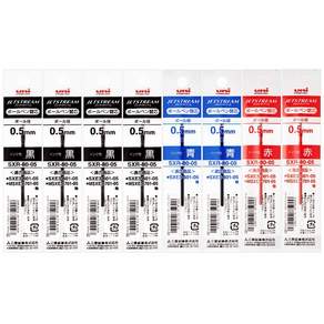 더주니 유니 제트스트림 3색 4색 다색펜 4+1 3+1 멀티펜 리필심 0.5mm sxr-80
