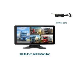 VEKOOTO 후방 카메라 모니터 TFT LCD 10.36 인치 AHD 5CH 녹화 DVR