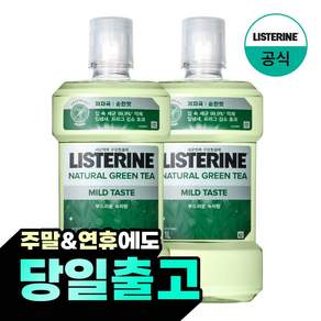 리스테린 내추럴 그린티 마일드 구강청결제