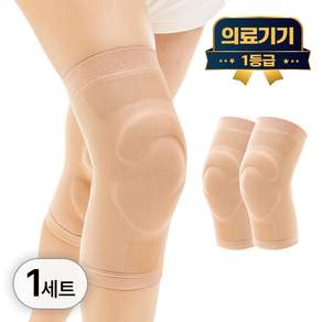 라이프엠디 1세트 무릎 압박 밴드 좌우겸용 의료용 무릎 보호대 고탄력 슬개골 니슬리브 관절 보호 쿠션 기능성 니보호대 1등급 의료기기