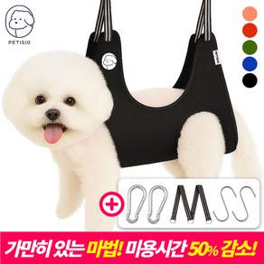 쁘띠시오 강아지미용거치대 고양이 애견 강아지 미용 발톱 발톱깎이 해먹 테이블 거치대 의자