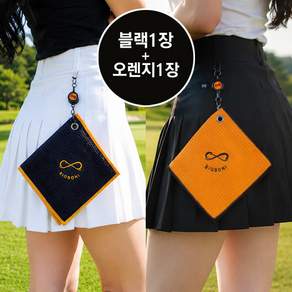 리보니 골프볼타올 1+1 릴 자동복귀 초극세사 골프공수건 미니 볼타월 여성 골프타올 선물